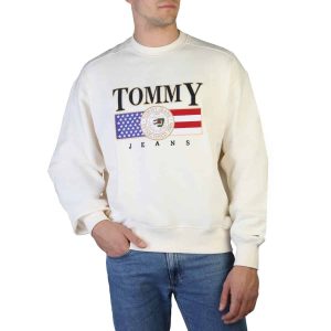Bluza marki. Tommy. Hilfiger model. DM0DM15717 kolor. Biały. Odzież męska. Sezon: Cały rok
