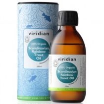Viridian. Olej ze skandynawskiego pstrąga tęczowego w płynie - suplement diety. Bio
