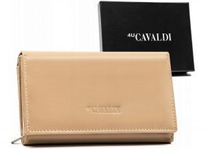 Skórzany portfel damski z systemem. RFID - 4U Cavaldi