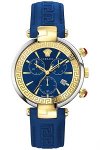 Zegarek marki. Versace model. VE2M00221 kolor. Niebieski. Akcesoria damski. Sezon: Cały rok