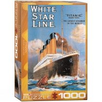 Puzzle 1000 el. Biała gwiazda. Titanic. Eurographics