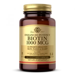 Solgar. Biotin 1000 mcg (100 kaps.)