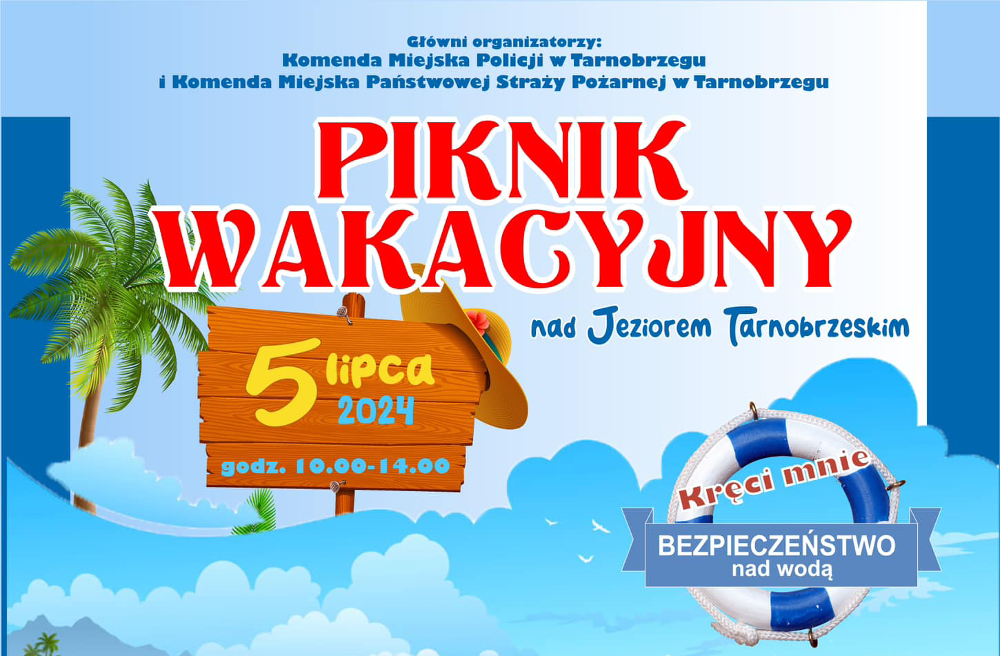 Wakacyjny piknik nad jeziorem Tarnobrzeskim