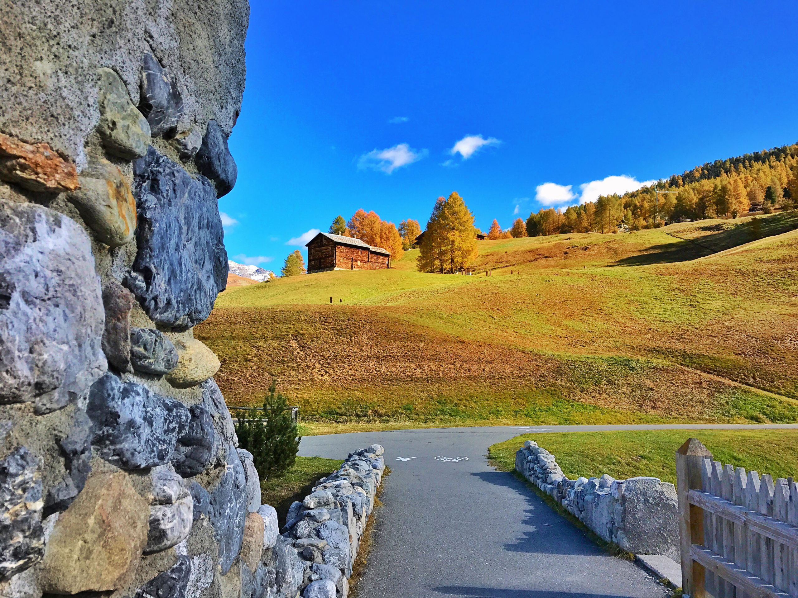 Jesień w Livigno. Włochy, Europa