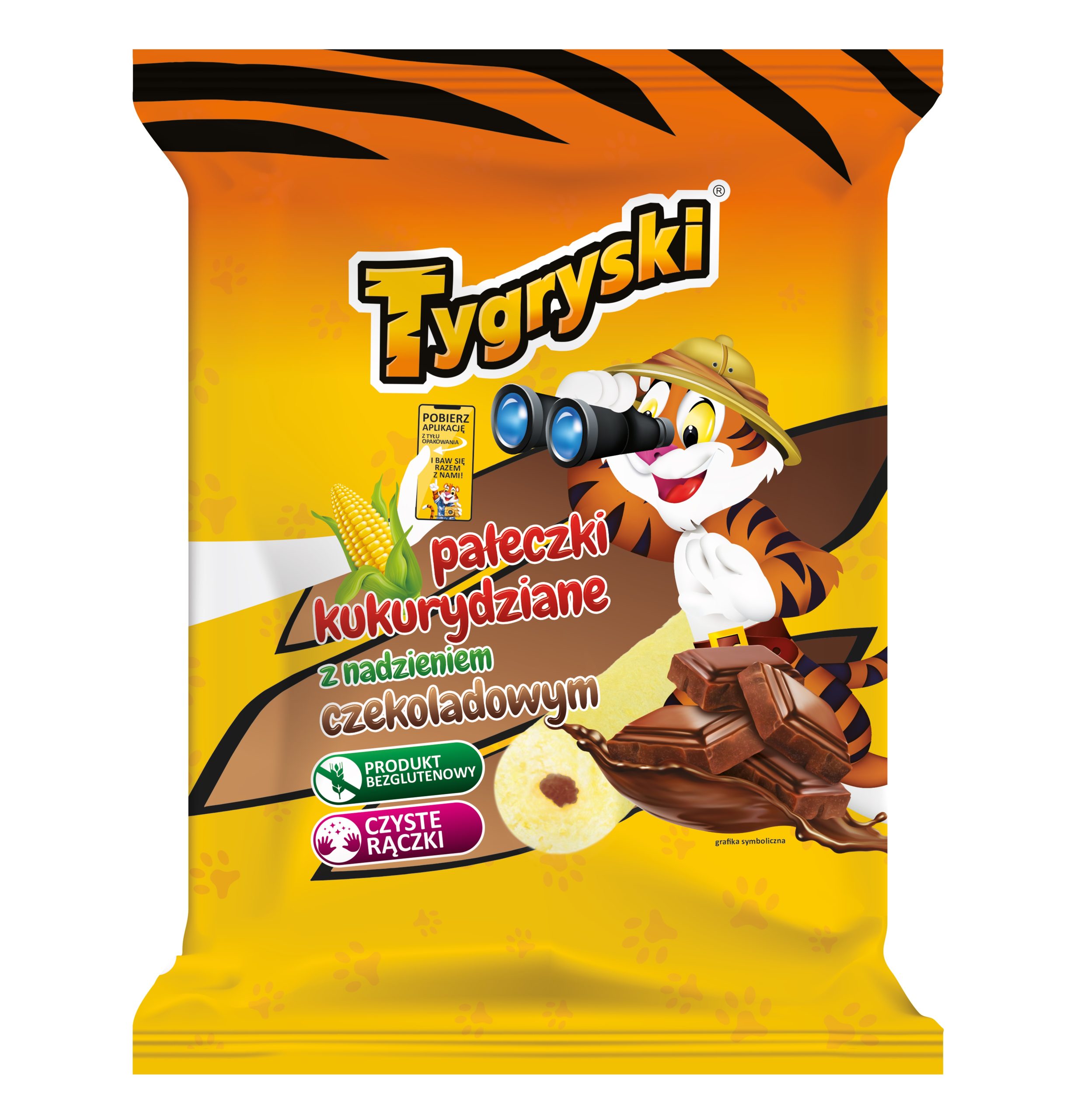 mockup opakowanie tygryski_paleczki_czekolada
