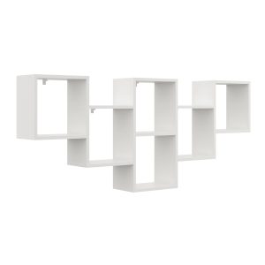 Nowość. biały regał ścienny 161x18x66 cm w super cenie