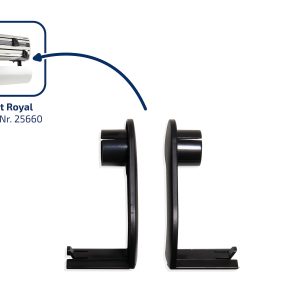 Nowość. czarny uchwyt do ręczników parat royal w super cenie