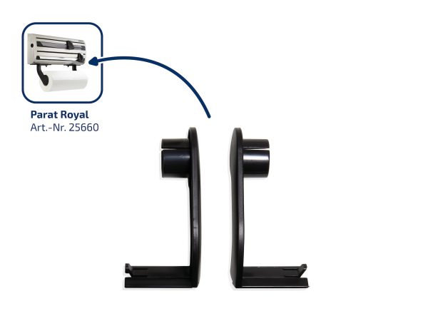 Uchwyt na ręczniki papierowe do podajnika Parat Royal, czarny