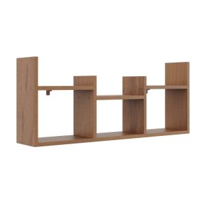 Nowość. stylowa półka wisząca orzechowa 97x18x40 cm w super cenie