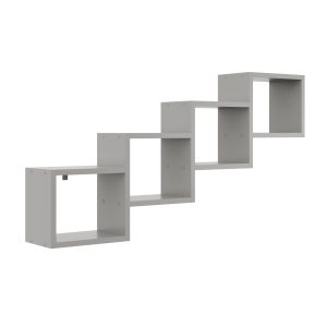 Nowość. szary regał ścienny 109x18x57 cm w super cenie