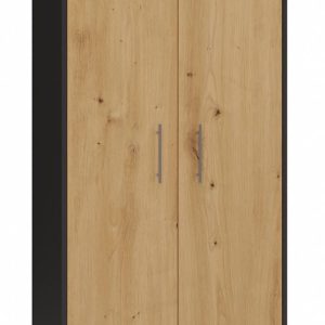 Nowość. Regał biurowy 180cm antracyt/dąb artisan w super cenie