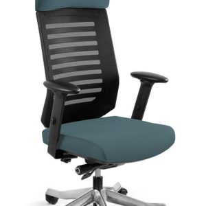 Nowość. ergonomiczny fotel biurowy velo steelblue w super cenie