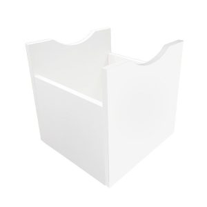 Nowość. super cena: pojemnik slash mat biały 36x33x34 cm do regałów