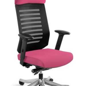 Nowość: ergonomiczny fotel biurowy velo magenta w super cenie