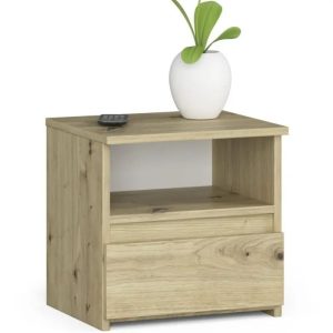 Nowość. szafka nocna z wnęką cl1 dąb artisan 40x35x40 w super cenie