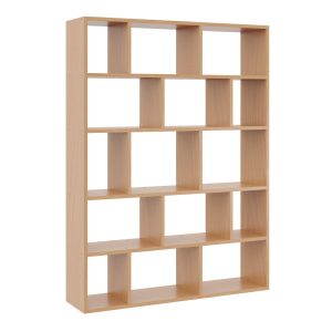 Nowość. duży regał wiszący buk mat 105x18x141 cm w super cenie