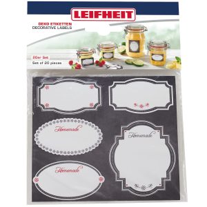 Nowość. etykiety dekoracyjne na słoiki i butelki 20 szt. — super cena