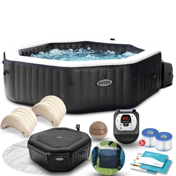 Dmuchane SPA Jacuzzi z hydromasażem, 6 os., Intex, 218x71 cm