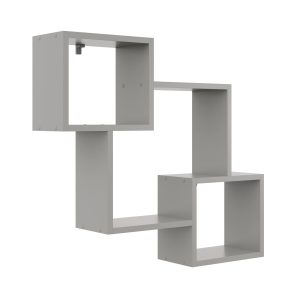 Nowość. półka wisząca szara mat 78x18x71 cm – super cena