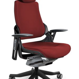 Fotel wau BL402 deepred czarny – nowość w super cenie