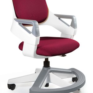 Nowość: ergonomiczny fotel dziecięcy rookee burgundy w super cenie