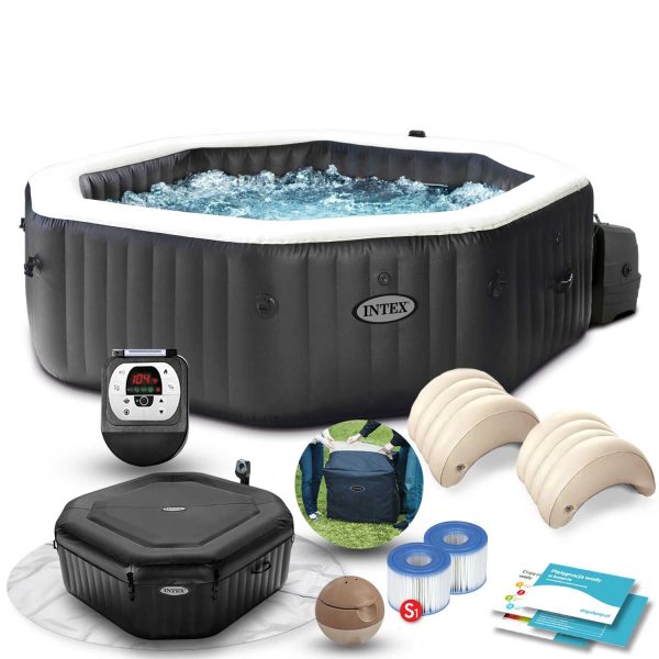 Dmuchane SPA Jacuzzi z hydromasażem, 4 os., Intex, 201x71 cm