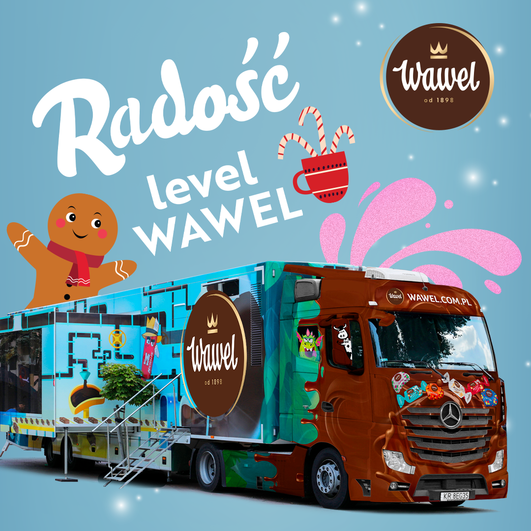 Grafika zimowa trasa Wawel 