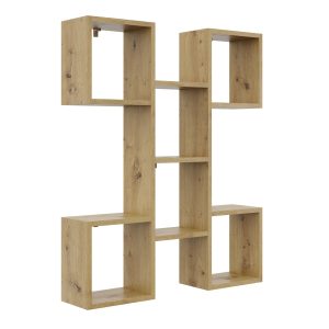 Nowość. półka wisząca dąb artisan 82x18x100 cm – super cena