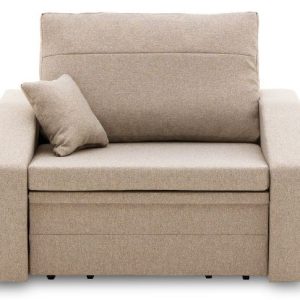 Nowość. Mały fotel rozkładany Vertico 80 cm beżowy w super cenie