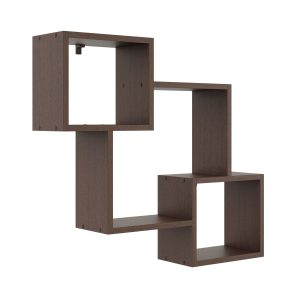 Nowość. półka wisząca wenge mat 78x18x71 cm – super cena