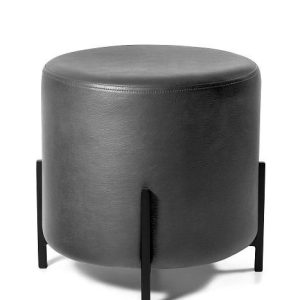 Nowość. szara pufa soplo na nóżkach z ekoskóry – super cena