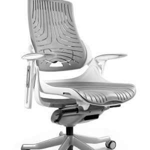 Nowość. Ergonomiczny fotel gabinetowy wau 2 biały-szary super cena