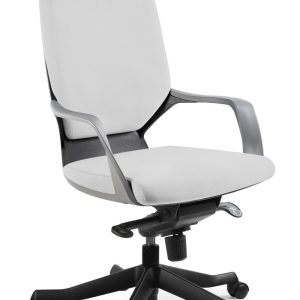 Nowość. super cena – fotel obrotowy apollo m snowy czarny