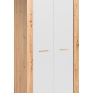 Nowość. szafa vega 90 cm dąb artisan/biały mat w super cenie