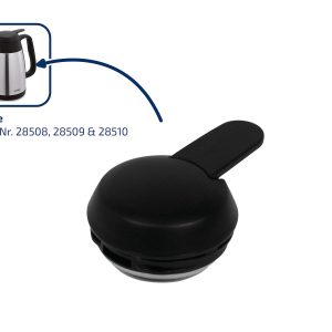 Nowość. czarna pokrywka style do dzbanka – super cena