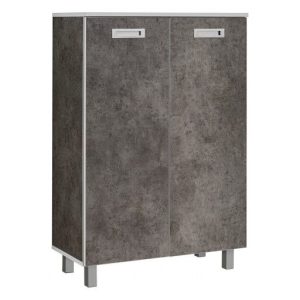 Nowość. komoda tim 80x38x106 cm ciemnoszara mat w super cenie