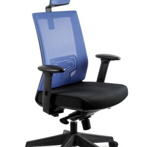 Super cena. nowość: ergonomiczny fotel nez niebieski do biura