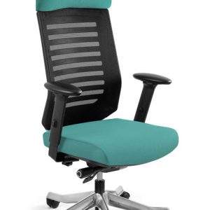 Nowość. ergonomiczny fotel biurowy velo tealblue w super cenie