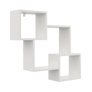 Nowość. biała półka ścienna 78x18x71 cm w super cenie