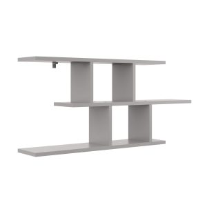 Nowość. półka wisząca szara z asymetrią 100x18x45 cm w super cenie