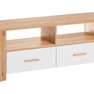 Nowość. Szafka RTV Vega 125 cm dąb artisan/biały w super cenie