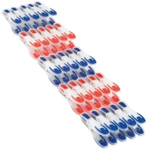 Nowość. Super cena: zestaw 25 kolorowych spinaczy do bielizny