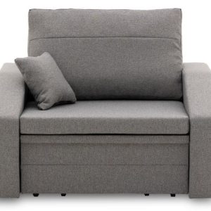 Nowość. super cena – fotel rozkładany vertico 80 cm, jasnoszary