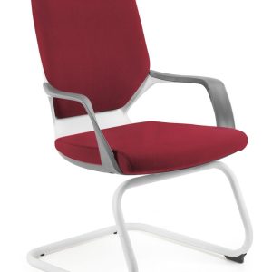 Nowość. apollo skid white&burgundy – fotel biurowy w super cenie