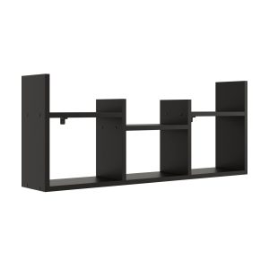 Nowość. czarna półka wisząca 97x18x40 cm w super cenie