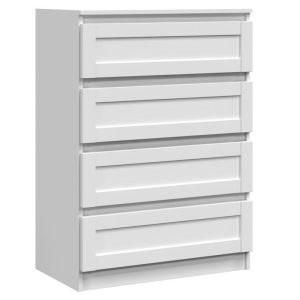 Nowość. komoda 4 szuflady 70x40x97 cm biały mat super cena