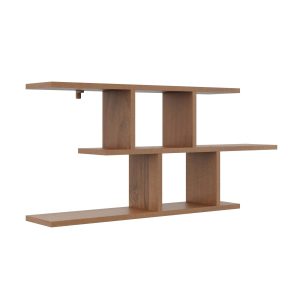 Nowość. półka orzechowa z asymetrycznymi przegrodami w super cenie