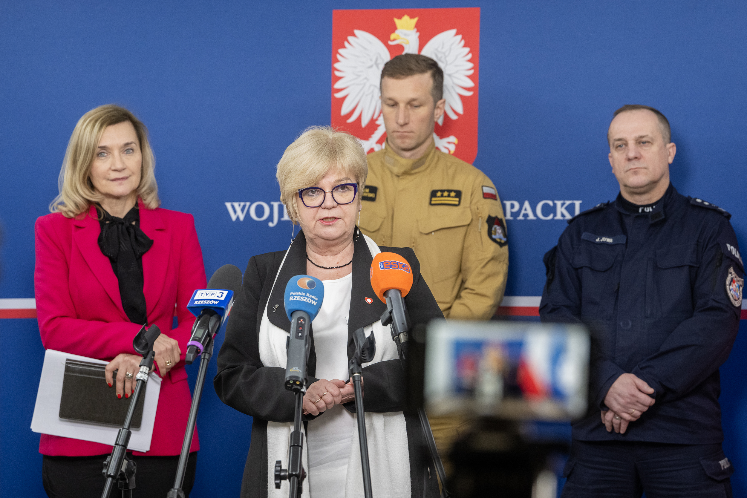 Bezpieczeństwie podczas ferii zimowych oraz 33. Finału WOŚP fot. Jerzy Żygadło/PUW