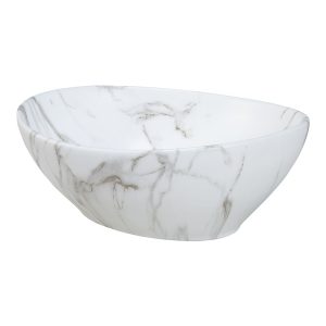 Nowość. misa nablatowa pati 41x33x14 cm biała – super cena