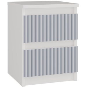 Nowość. Szafka nocna malwa 30x30x40 cm biało-niebieska w super cenie